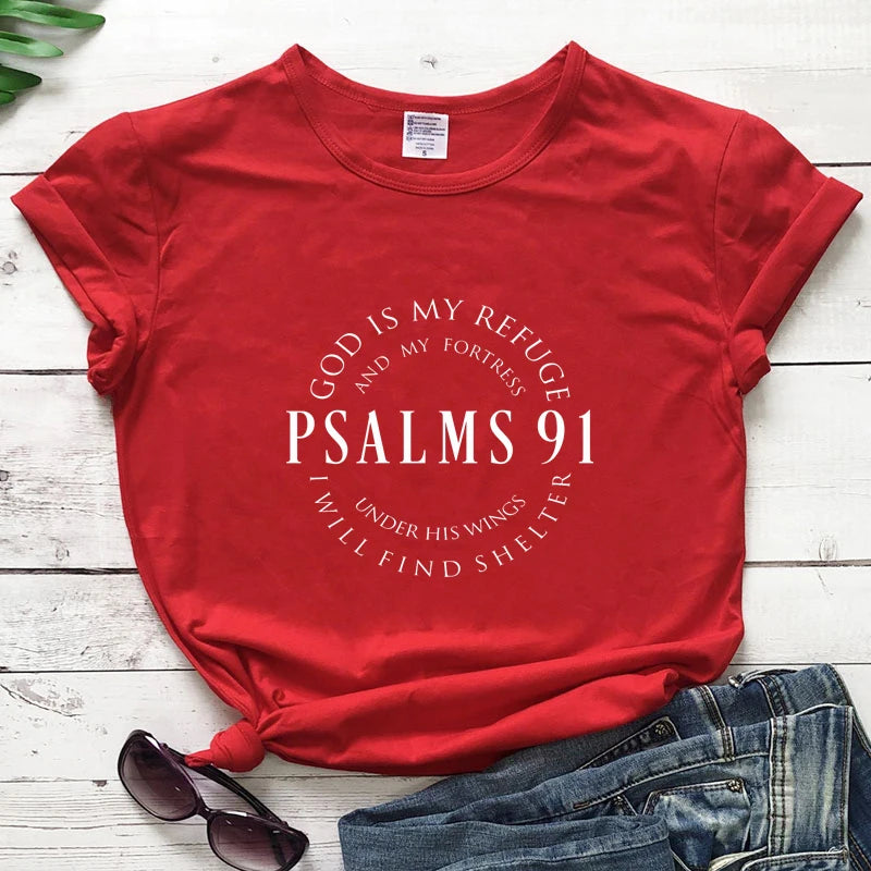 Psalm 91 100% Cotton T-Shirt