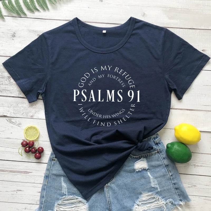 Psalm 91 100% Cotton T-Shirt