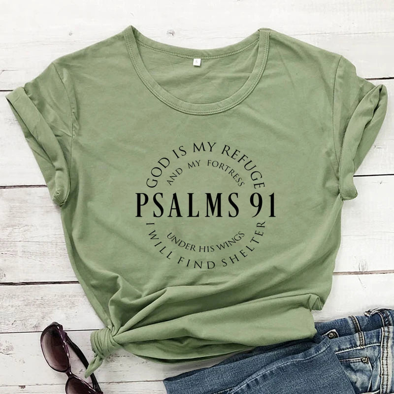 Psalm 91 100% Cotton T-Shirt