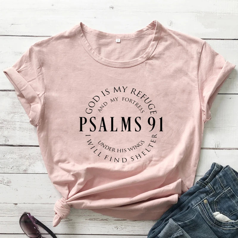 Psalm 91 100% Cotton T-Shirt