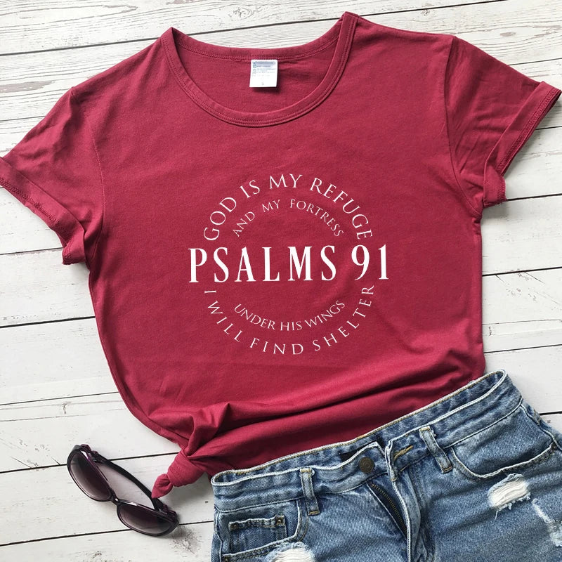 Psalm 91 100% Cotton T-Shirt
