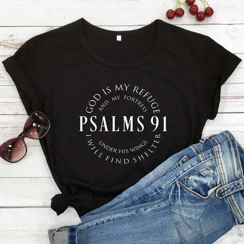 Psalm 91 100% Cotton T-Shirt