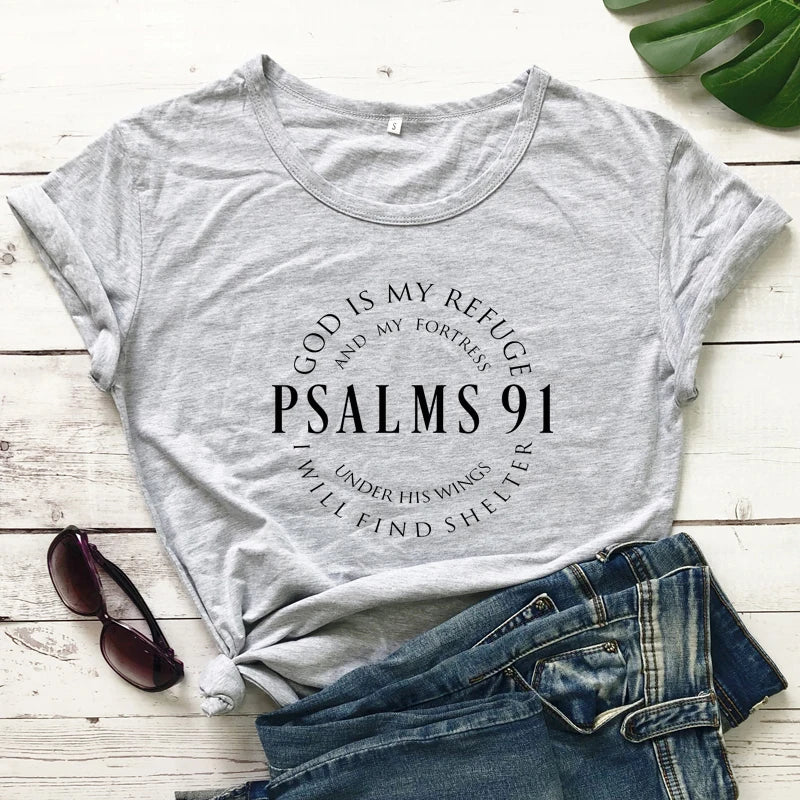 Psalm 91 100% Cotton T-Shirt