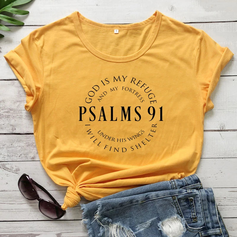 Psalm 91 100% Cotton T-Shirt
