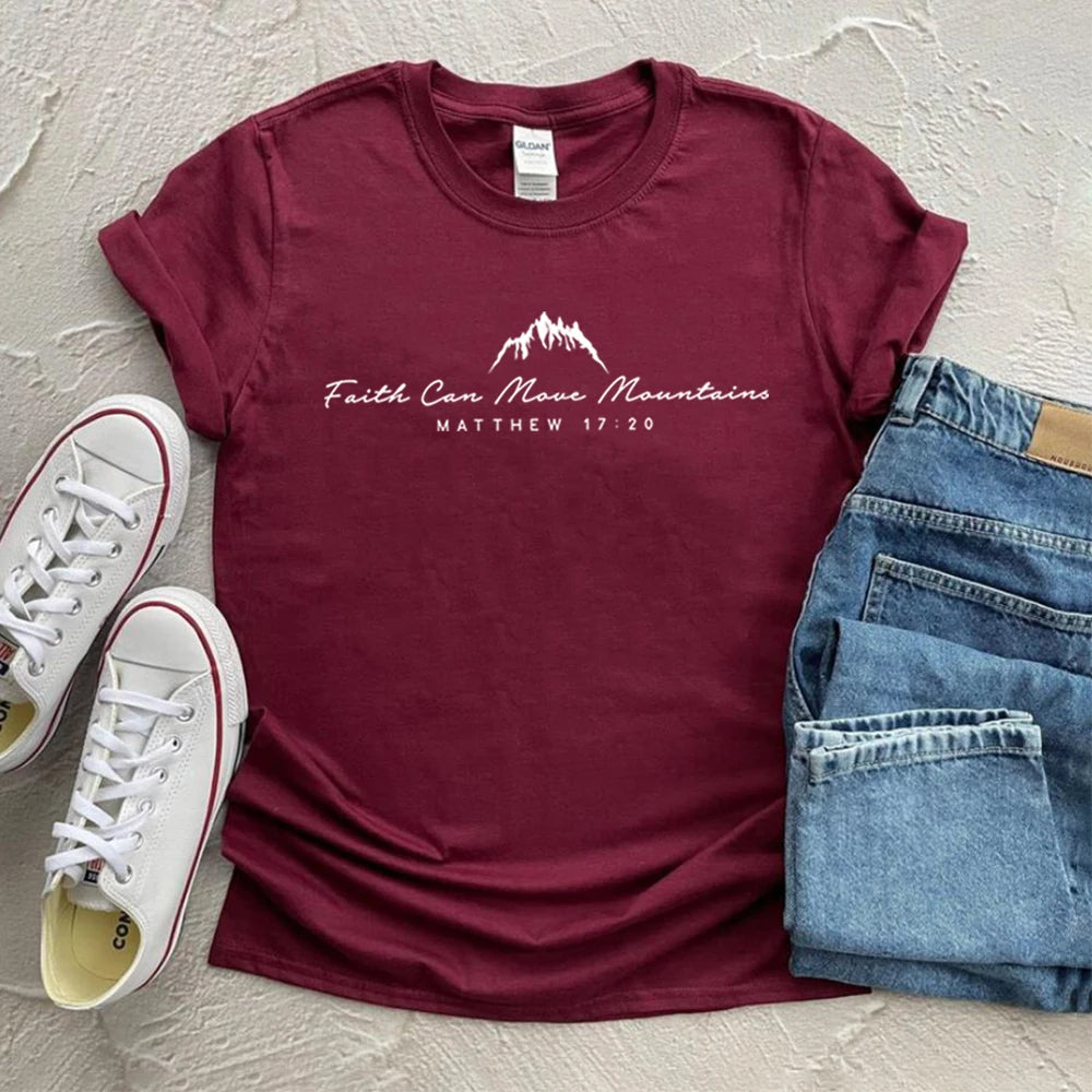 Jesus Faith Can Move Mountains T-Shirt