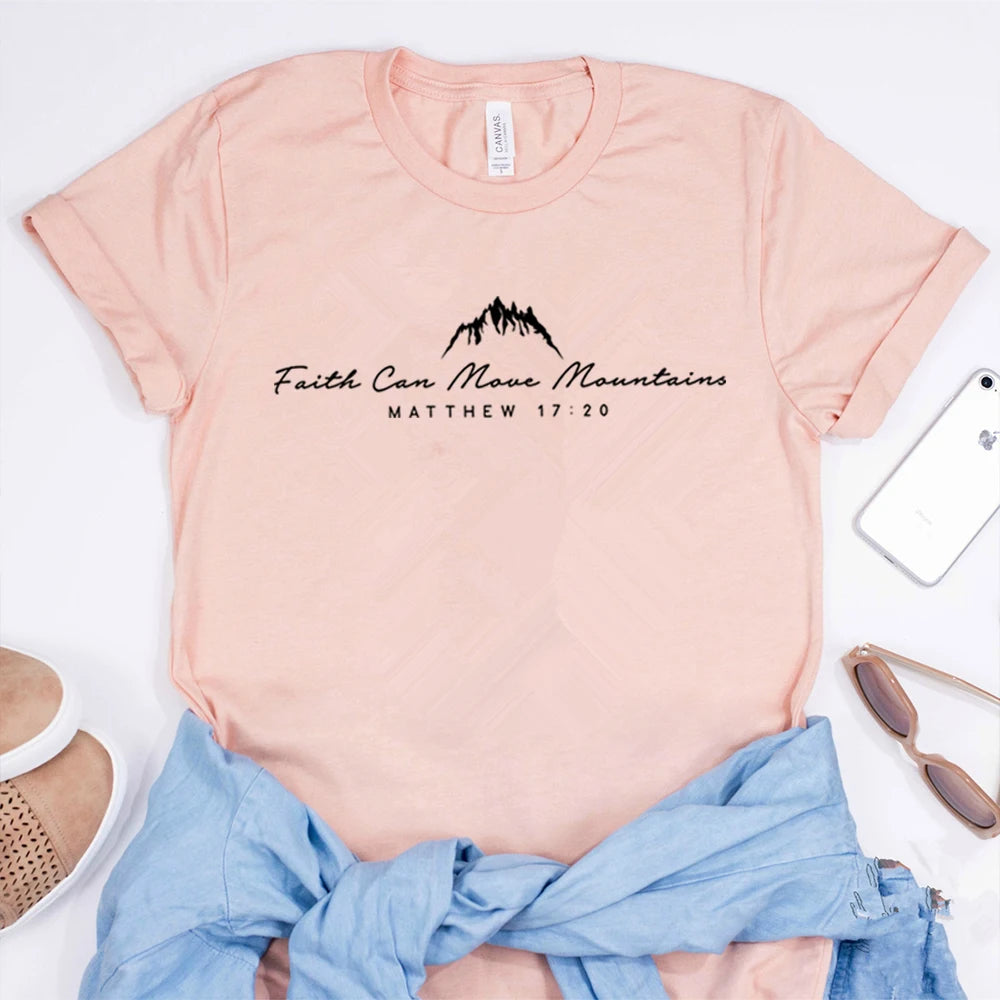 Jesus Faith Can Move Mountains T-Shirt