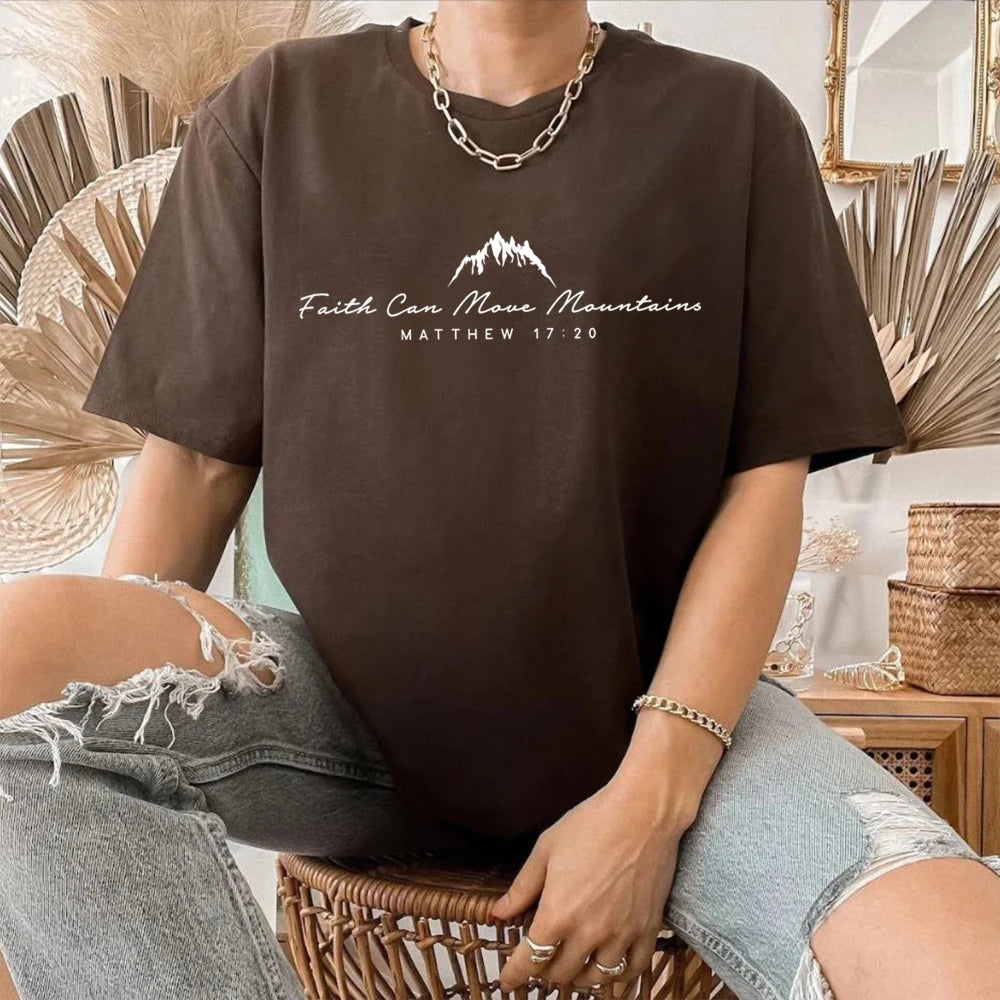 Jesus Faith Can Move Mountains T-Shirt