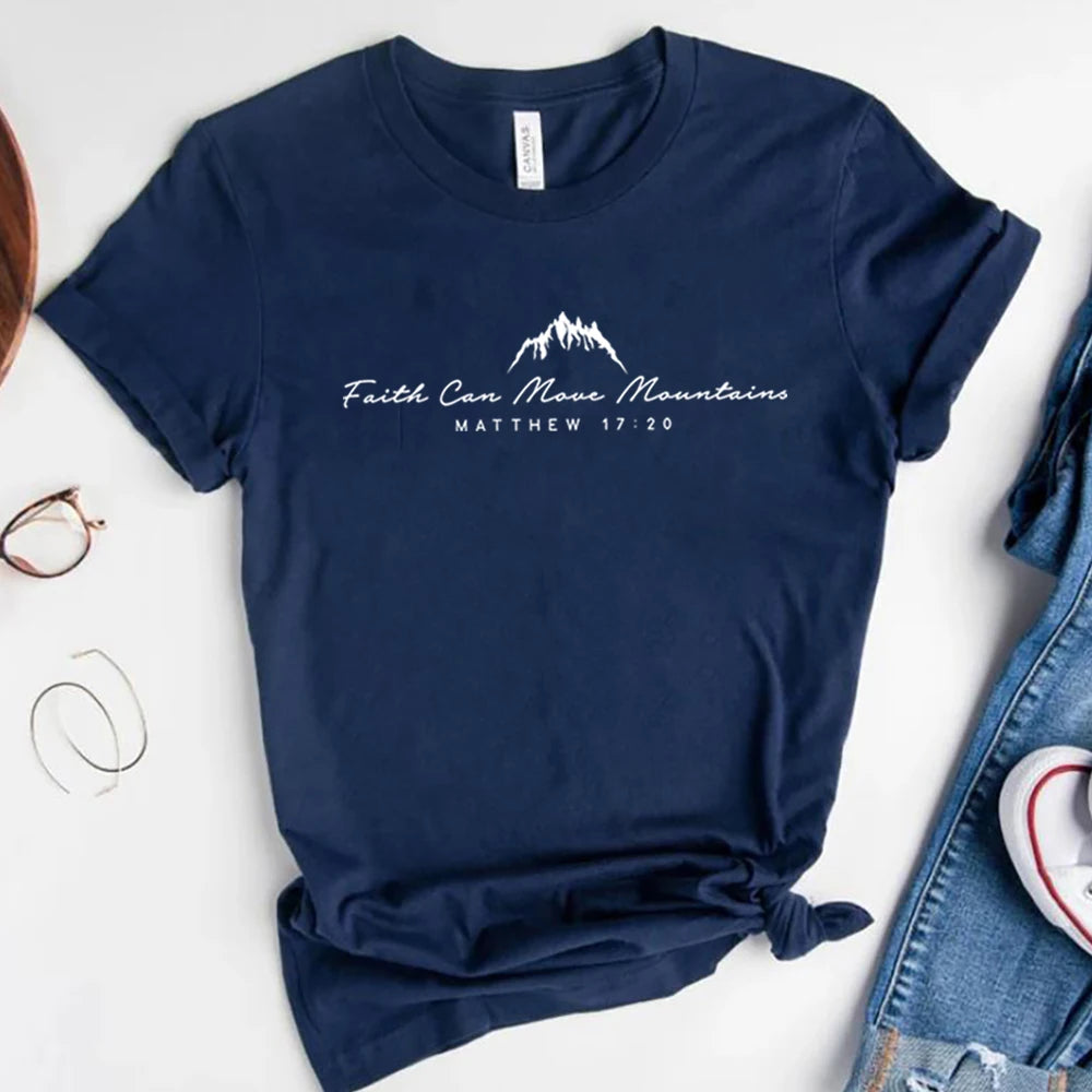 Jesus Faith Can Move Mountains T-Shirt