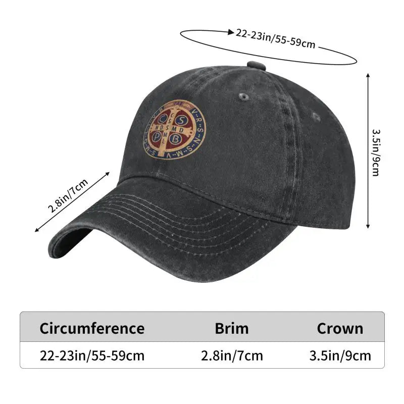 Saint Benedict Medal Baseball Cap