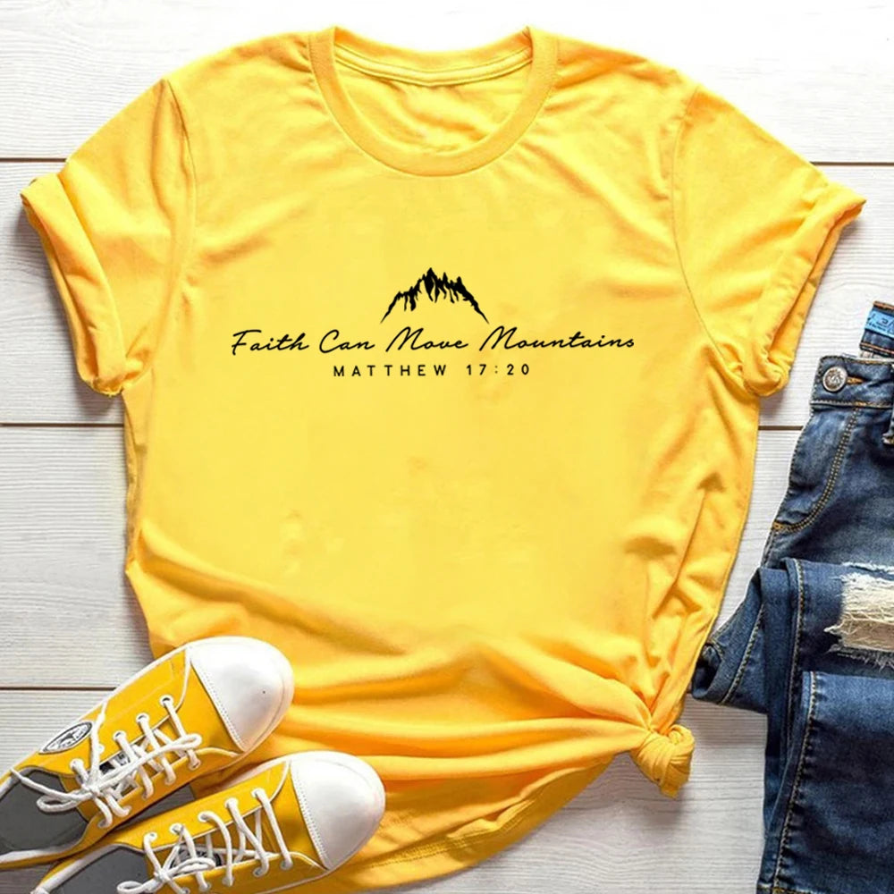 Jesus Faith Can Move Mountains T-Shirt