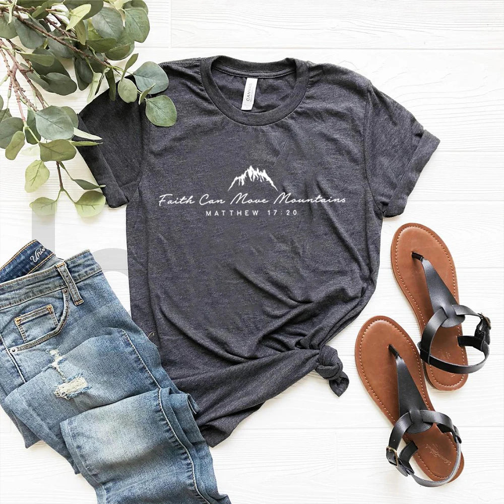 Jesus Faith Can Move Mountains T-Shirt
