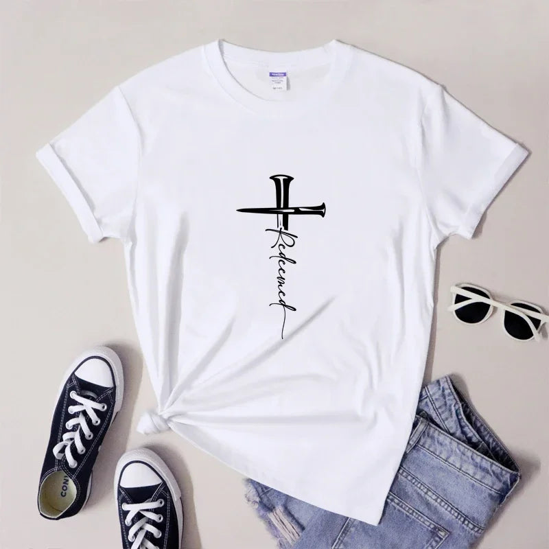 Redeemed Cross Nails T-Shirt