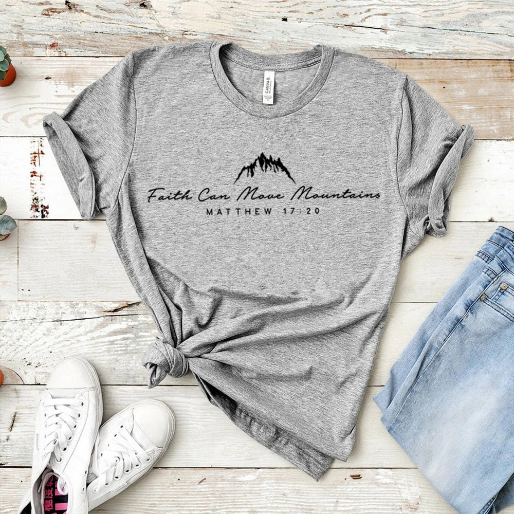 Jesus Faith Can Move Mountains T-Shirt